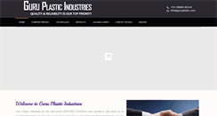 Desktop Screenshot of guruplastic.com
